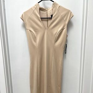 NWT Beige Midi Dress by The Limited XS